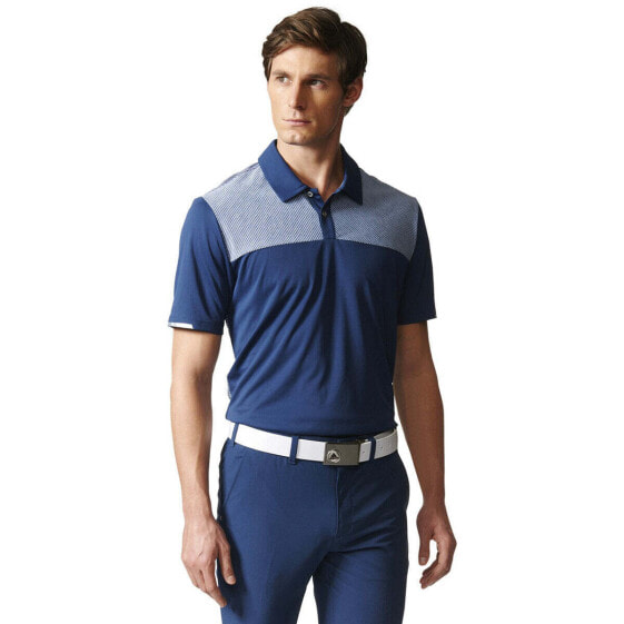 [BC2943] Mens Adidas Climachill Heatherblock Golf Polo Shirt