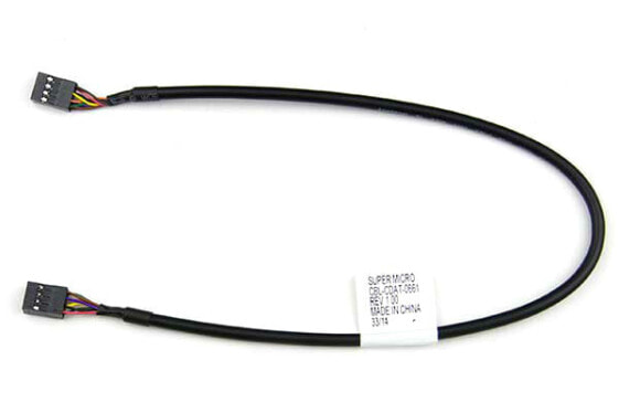 Supermicro CBL-CDAT-0661 - Black - 0.4 m - 8-pin - 8-pin - Black