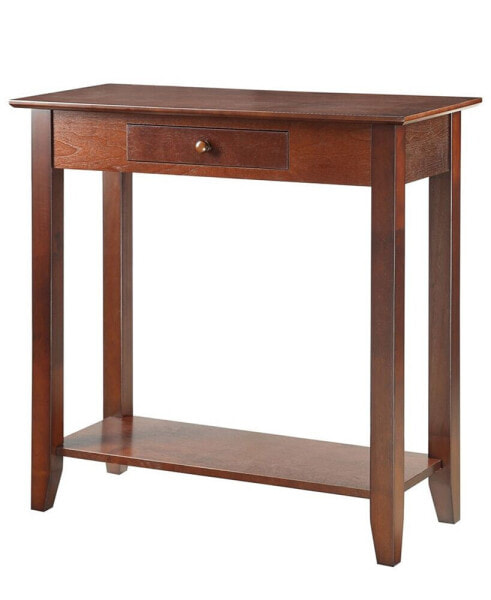 31.5" Wood American Heritage 1 Drawer Hall Table
