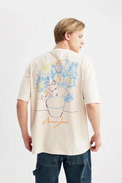 Футболка Defacto Van Gogh Oversize Fit