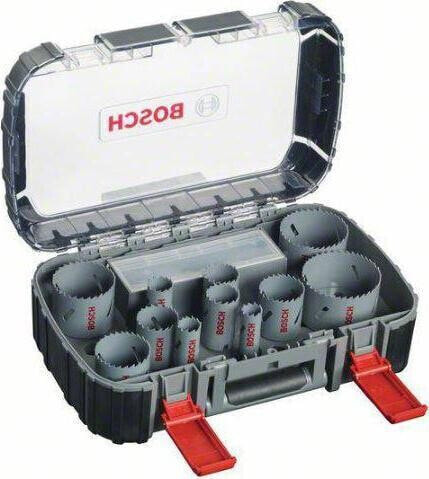 Bosch Bosch hole saw set HSS bimetal universal, 17 pieces 2608580888