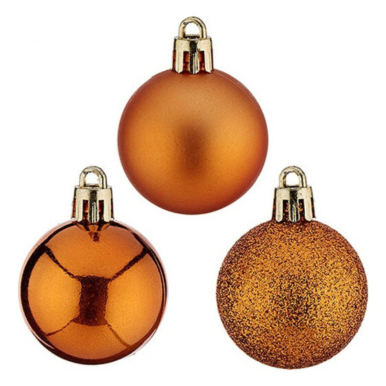Ёлочный шарик Krist+ Christmas Baubles Ø 4 cm 12 штук оранжевый пластик 4 x 5 x 4 cm