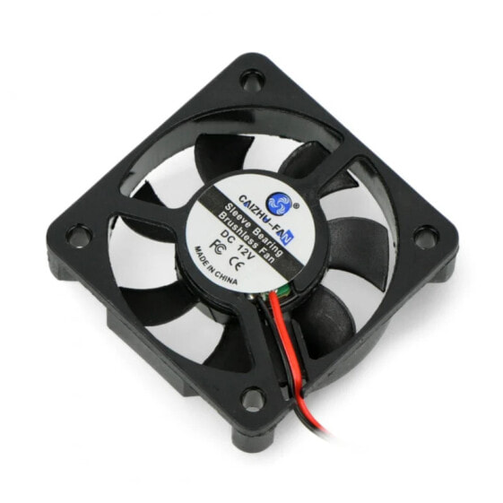 Fan 12V 50x50x10mm 2 wires - JST 2pin 2,54mm connector