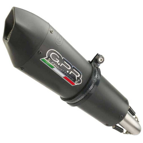 GPR EXHAUST SYSTEMS GP Evo4 Titanium V-Strom 650 17-20 Euro 4 CAT homologated muffler with link pipe