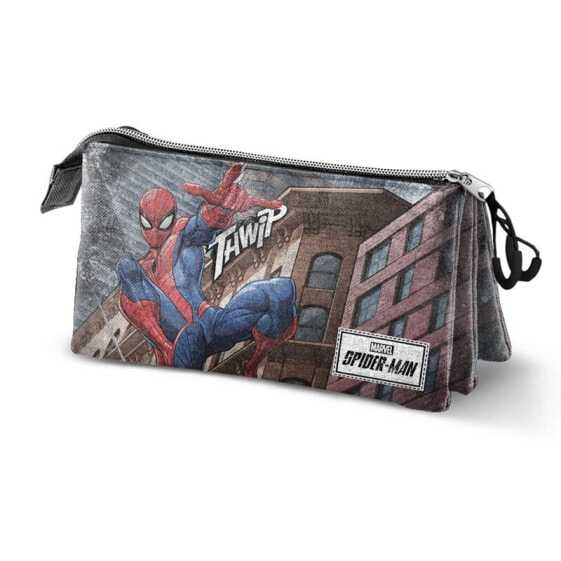 DISNEY Spiderman Arachnid Triple Fan 2.0 Pencil Case