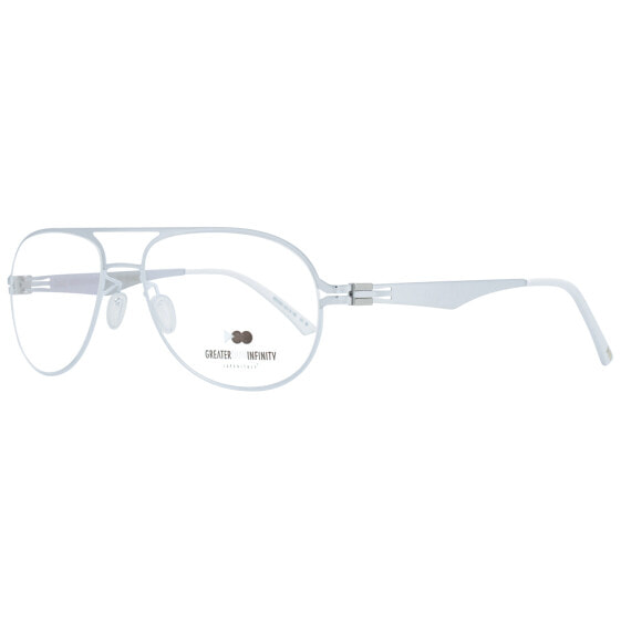 Greater Than Infinity Brille GT012 V05 56 Herren Silber 56-16-140