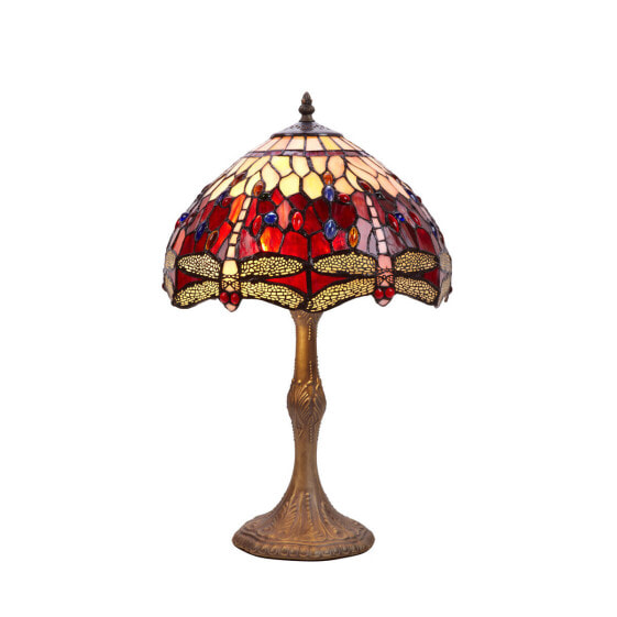 Настольная лампа Viro Belle Rouge Тёмно Бордовый цинк 60 W 30 x 50 x 30 cm