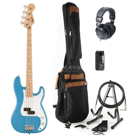 Squier Sonic P-Bass Blue + Mustang Mi