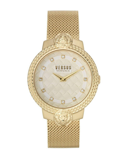 Women's Mouffetard Two Hand Gold-Tone Stainless Steel Watch 38mm