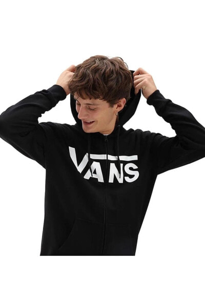 Толстовка мужская Vans CLASSIC VANS ZIP-B Erkek Sweat Shirt VN0A7Y43BLK1