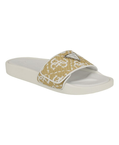 Women's Callena Logo Pool Slides