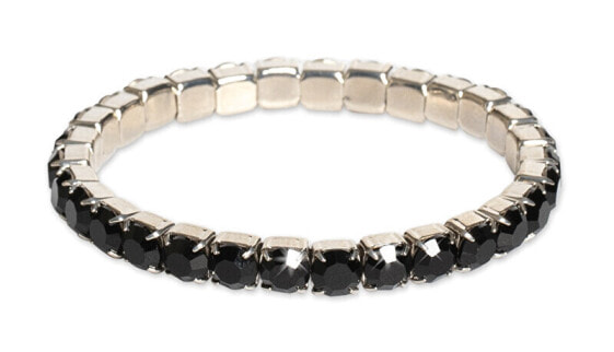 Tennis bracelet with black crystals Euphoria 32420 JET