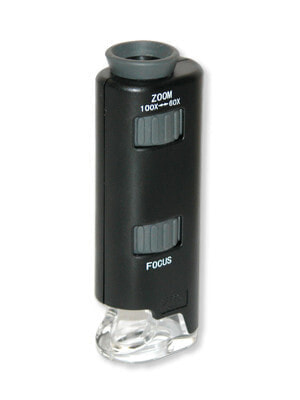 Carson MM-200 - Optical microscope - Black - Grey - 100x - 60x - 31.18 g