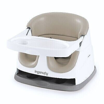 Стульчик для кормления INGENUITY Baby Base 2-in-1 Booster Feeding and Floor Seat with Self-Storing Tray