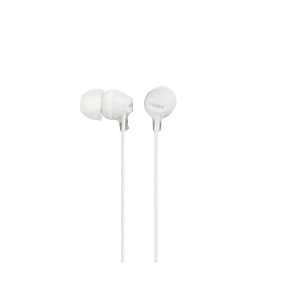 Sony MDR-EX15AP - Headset - In-ear - Calls & Music - White - Binaural - 1.2 m