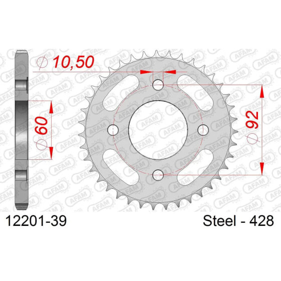 AFAM 12201 rear sprocket