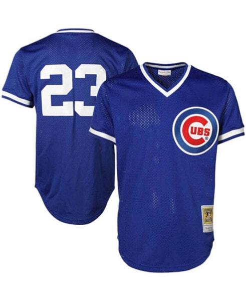 Men's Ryne Sandberg Chicago Cubs Cooperstown Authentic Collection Throwback Replica Jersey - Royal Blue