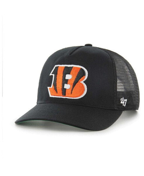 Men's Black Cincinnati Bengals Mesh Hitch Trucker Adjustable Hat