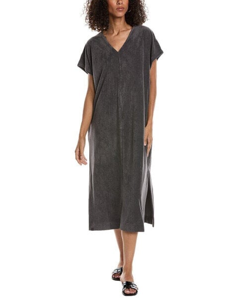 Barefoot Dreams Cozyterry Caftan Women's Grey L