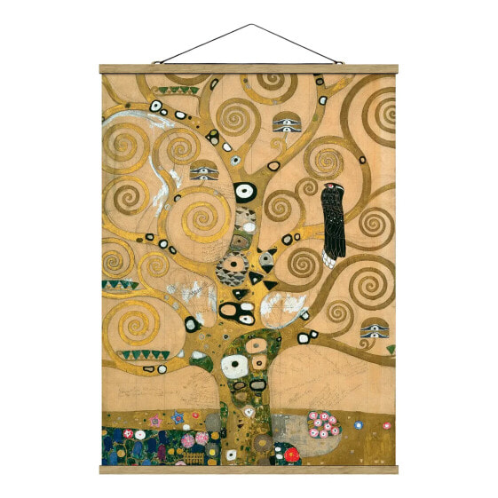 Stoffbild Gustav Klimt Der Lebensbaum