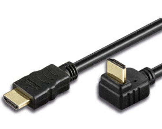 Techly ICOC-HDMI-LE-010, 1 m, HDMI Type A (Standard), HDMI Type A (Standard), 4096 x 2160 pixels, 3D, Black