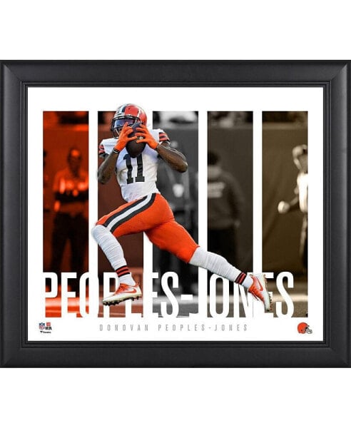 Donovan Peoples-Jones Cleveland Browns Framed 15" x 17" Player Panel Collage