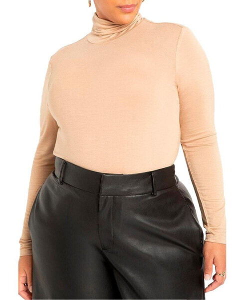 Plus Size Layering Turtleneck