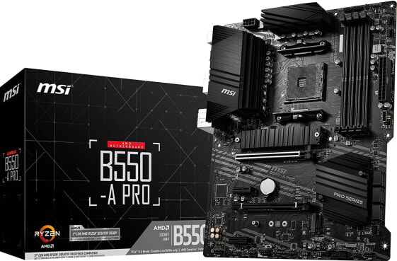 Материнская плата MSI AMD B550 Pro Socket AM4 ATX DDR4-SDRAM
