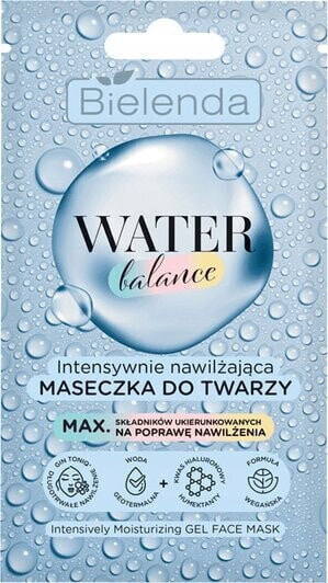 Bielenda Bielenda Water Balance Intensywnie Nawilżająca Maseczka do twarzy 7g