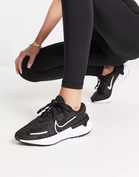 Nike Running Renew Run 4 trainers in black