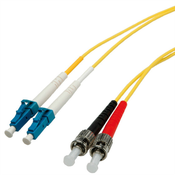ROTRONIC-SECOMP LWL-Kabel dupl. E9/125µm LC/ST 10.0 m - Cable - Network