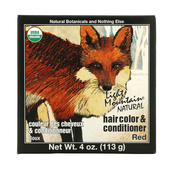 Natural Hair Color & Conditioner, Red, 4 oz (113 g)
