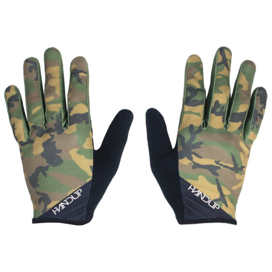 HANDUP Woodland Camo Long Gloves