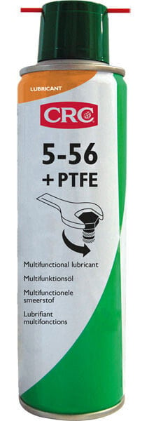 CRC 5-56 + PTFE - Metal - 250 ml - Aerosol spray - Green - Red - White - 52 mm - 52 mm