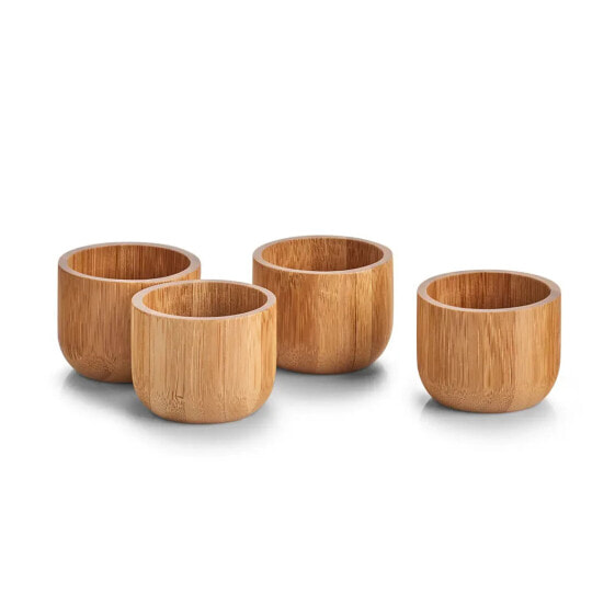Столовая посуда Zeller Eierbecher-Set, 4-х шт., из бамбука, Ø5x4см