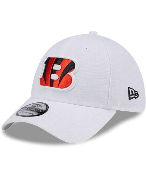 Men's White Cincinnati Bengals Main 39Thirty Flex Hat