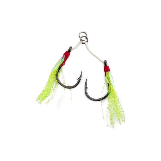 Mustad Assist Hook W/Flash-1