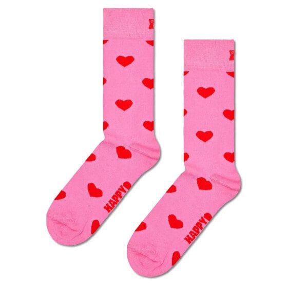 HAPPY SOCKS Heart Half long socks