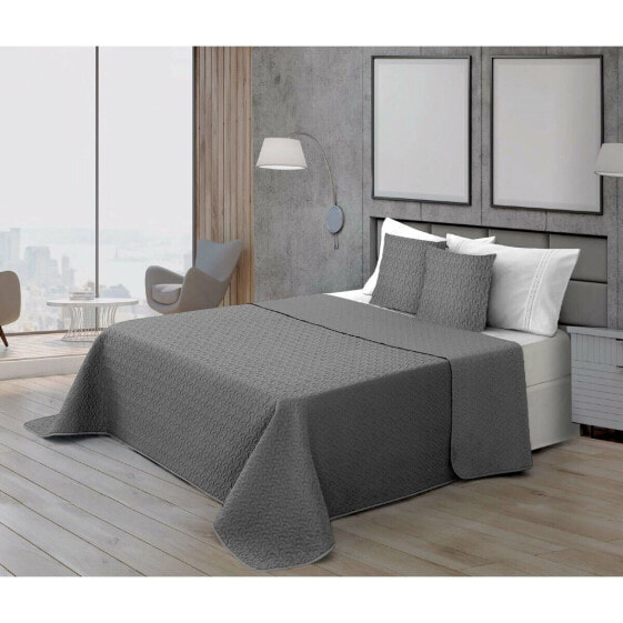 Bedspread (quilt) Decolores Liso Steel 190 x 3 x 270 cm