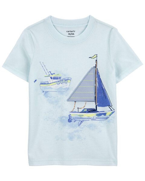 Baby Sailboat Graphic Tee 12M