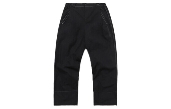 Широкие спортивные брюки LI-NING xCF AKXQ555-1 Трендовый новый стандарт черного цвета