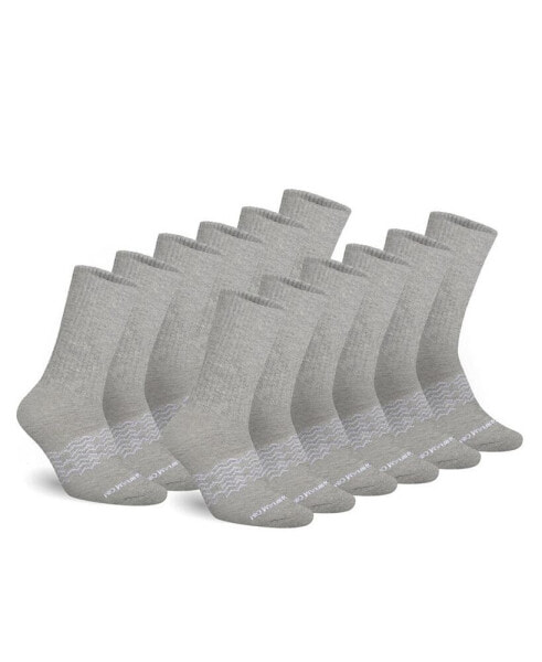 Men's Moisture Control Athletic Crew Socks12 Pack