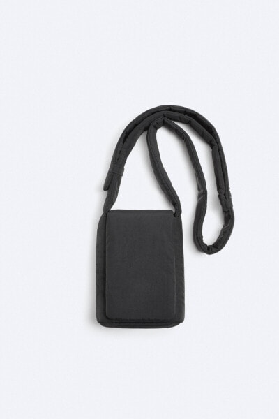 Mini crossbody bag with flap