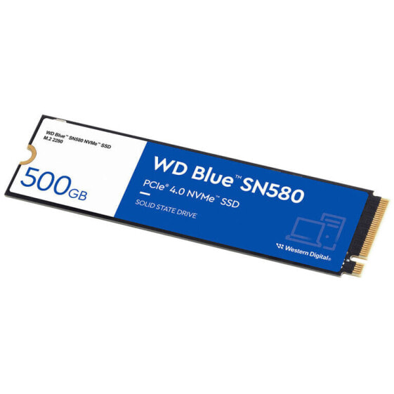 Western Digital Blue SN580, NVMe M.2 SSD, PCIe 4.0 M.2 Typ 2280 - 500 GB