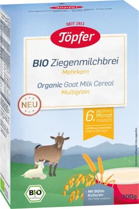 Abendbrei Ziegenmilch Mehrkorn ab dem 6. Monat, 200 g