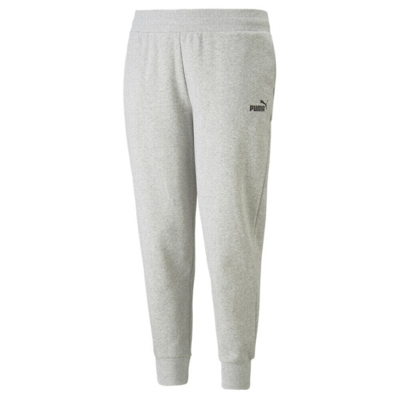 Puma Essential Sweatpants Plus Womens Grey Casual Athletic Bottoms 84686504