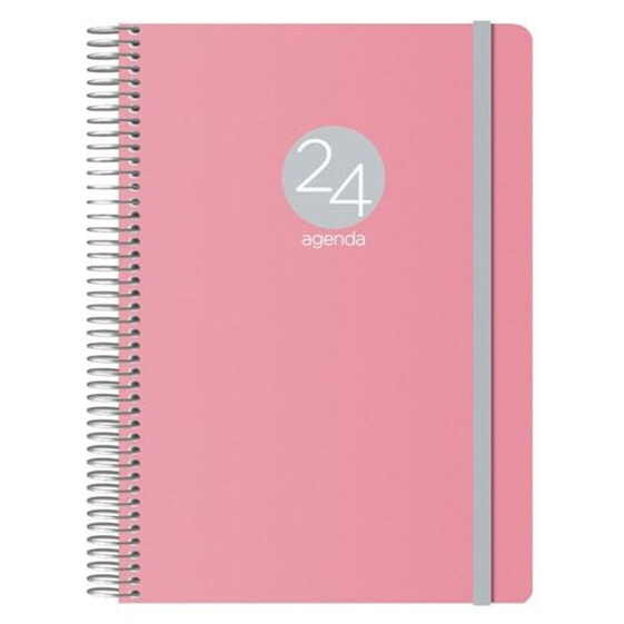 Дневник годовой розовый DOHE MEMPHIS 2024 15 х 21 см