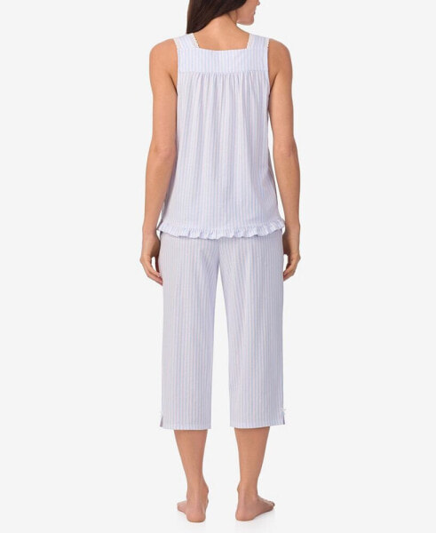 Women's Sleeveless Capri PJ Set