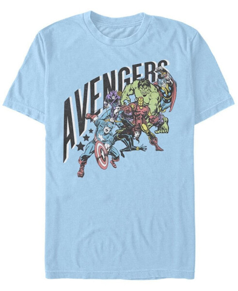 Men's Pastel Avengers Short Sleeve Crew T-shirt