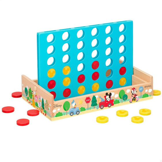 Настольная игра для компании WooMax Деревянная игра в крестики-нолики Mickey, Minnie, Donald и Daisy